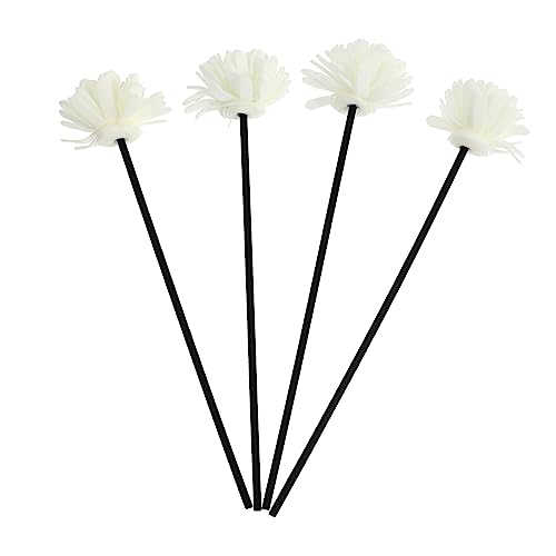 HOMOCONO 4Stücke Diffuser Stäbe aus Rattan mit Blumen Aromatherapie Zubehör für Duftöle zur Anpassung von Duftintensität und Konzentration für Raumduft und Heimdekoration HOMOCONO 4Stücke Diffuser Stäbe aus Rattan mit Blumen Aromatherapie Zubehör für Duftöle zur Anpassung von Duftintensität und Konzentration für Raumduft und Heimdekoration von HOMOCONO