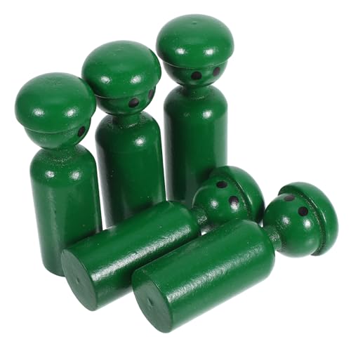 HOMOCONO 5 Stück Teiliges Holzpuppen mit Pädagogisches für Kleinkinder Holzfiguren für Vorschule und Kindergarten Kreatives für Fantasievolles HOMOCONO 5 Stück Teiliges Holzpuppen mit Pädagogisches für Kleinkinder Holzfiguren für Vorschule und Kindergarten Kreatives für Fantasievolles von HOMOCONO