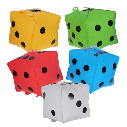 HOMOCONO 5 Stück Teiliges Würfelfolienballons für Partydekoration Spielabende und Karneval Einzigartige Luftballons zur Steigerung der Interaktivität und Unterhaltung HOMOCONO 5 Stück Teiliges Würfelfolienballons für Partydekoration Spielabende und Karneval Einzigartige Luftballons zur Steigerung der Interaktivität und Unterhaltung von HOMOCONO