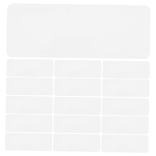 HOMOCONO 50 Stück Dry Erase Labels Weiß Wiederverwendbare Magnetische Trockenlöschbare Namensschilder Für Klassenzimmer Büro Organisation Fadensichere Verschiebbare Magnetetiketten Für von HOMOCONO