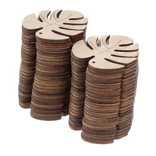 HOMOCONO 50 Stück Unbehandelte Holz Ausschnitte Monstera für Diy Schmuck Dekoration und Bastelprojekte für Kreative Wand und Partygestaltungen HOMOCONO 50 Stück Unbehandelte Holz Ausschnitte Monstera für Diy Schmuck Dekoration und Bastelprojekte für Kreative Wand und Partygestaltungen von HOMOCONO
