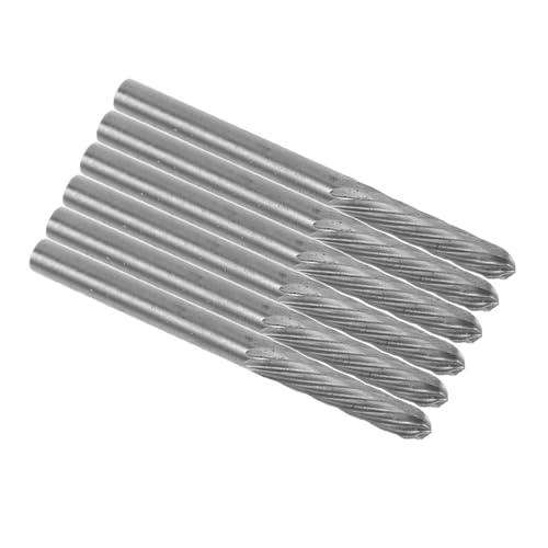 HOMOCONO 6 Stück Burr Drill Bit Set Bohrer Für Die Reifenreparatur Rotationsfeile Für Metall Entgratungsbit Bohrerzubehör Rundbohrer Metall -gravur -werkzeuge Gratbohrer Grau Wolfram Stahl HOMOCONO 6 Stück Burr Drill Bit Set Bohrer Für Die Reifenreparatur Rotationsfeile Für Metall Entgratungsbit Bohrerzubehör Rundbohrer Metall -gravur -werkzeuge Gratbohrer Grau Wolfram Stahl von HOMOCONO