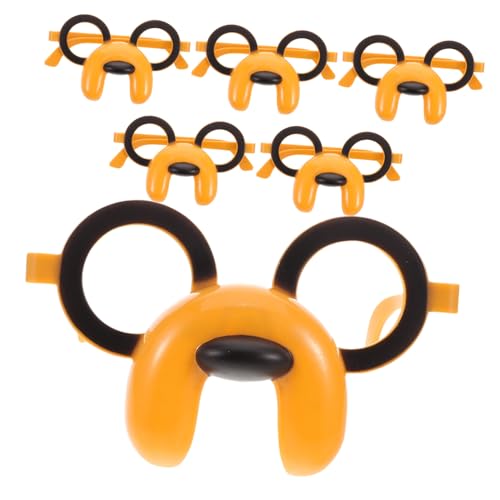 HOMOCONO 6 Stück Lustige Party Accessoires für Kindergeburtstage Tierische Brillen für Foto Props Spielzeugbrillen aus Kinderfreundlichen Materialien von HOMOCONO
