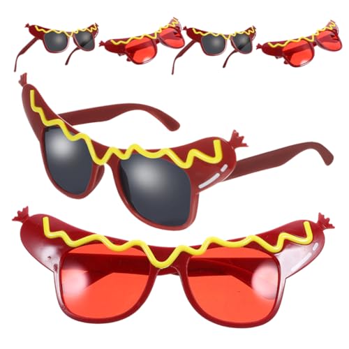 HOMOCONO 6 Stücke Hot Dog Sonnenbrille Party Requisiten Lustige Neuheit Gläser Für Erwachsene Und Geburtstag Halloween Cosplay Und Photo Booth Dekorationen HOMOCONO 6 Stücke Hot Dog Sonnenbrille Party Requisiten Lustige Neuheit Gläser Für Erwachsene Und Geburtstag Halloween Cosplay Und Photo Booth Dekorationen von HOMOCONO