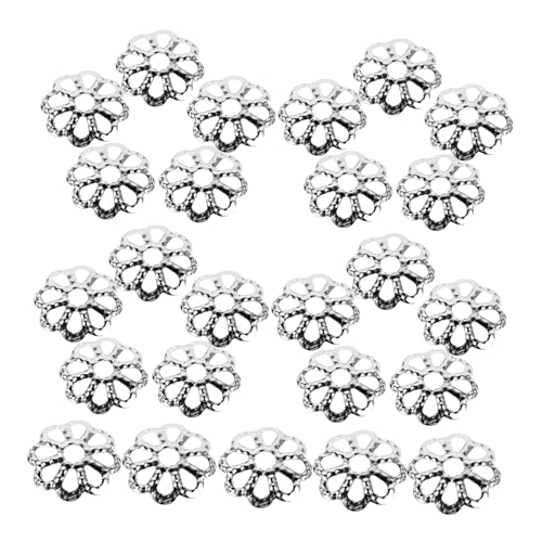 HOMOCONO 600 Stück Metallblütenkappen Hohe Haltbarkeit Vielseitige Spacer für Diy Schmuckherstellung von Armbändern und Ohrringen von HOMOCONO
