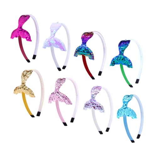 HOMOCONO 8 Stück Glitzernde Pailletten Haaraccessoires für Partys Cosplay und Kreative Haargestaltungen Rutschfeste Bequeme Passform mit Eleganten Perlen von HOMOCONO