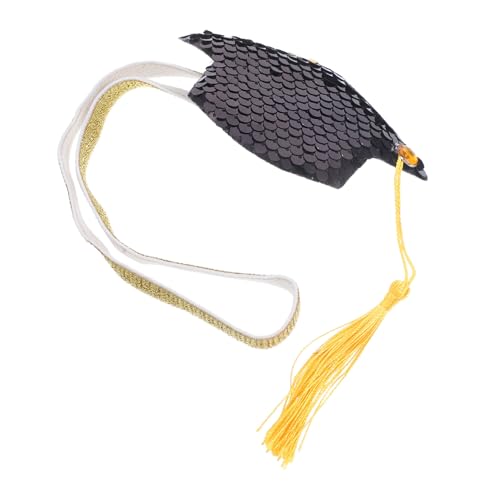 HOMOCONO Abschluss Haarschmuck Doktorhut mit Goldener Quaste Elegantes Haarband für Abschlussfeier Party und Cosplay Rutschfester Kopfschmuck für Damen Festliche Abitur Dekoration HOMOCONO Abschluss Haarschmuck Doktorhut mit Goldener Quaste Elegantes Haarband für Abschlussfeier Party und Cosplay Rutschfester Kopfschmuck für Damen Festliche Abitur Dekoration von HOMOCONO