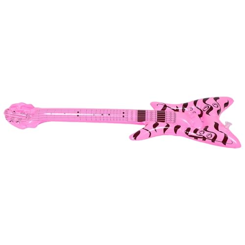 HOMOCONO Aufblasbare Gitarre Lustiges Rock Instrument für Jahre Partydekorationen Leichtes Material für Karneval und Musik Events Geschenkidee für Rock Fans von HOMOCONO