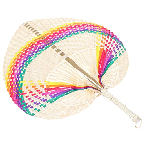 HOMOCONO Bamboo Woven Fan Handgemachter Leichter Fächer im Chinesischen Stil für Dekoration Tanzen und Entspannung für Sommer und Veranstaltungen Handlich und Praktisch HOMOCONO Bamboo Woven Fan Handgemachter Leichter Fächer im Chinesischen Stil für Dekoration Tanzen und Entspannung für Sommer und Veranstaltungen Handlich und Praktisch von HOMOCONO