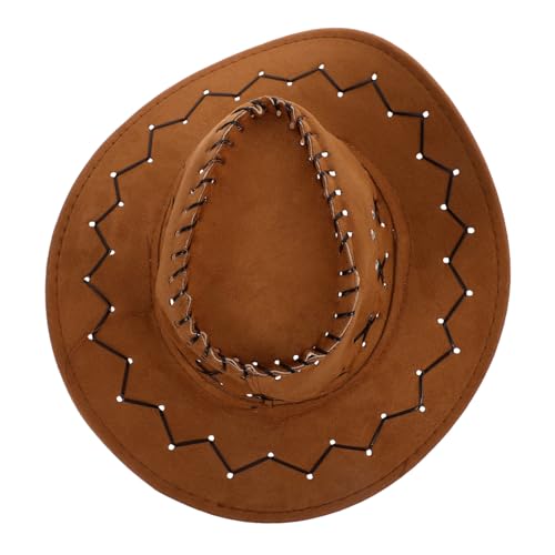 HOMOCONO Cowboyhut Westernhut für Partys Cosplay und Karneval Süßes Design Vielseitig Kombinierbar für Mottopartys HOMOCONO Cowboyhut Westernhut für Partys Cosplay und Karneval Süßes Design Vielseitig Kombinierbar für Mottopartys von HOMOCONO