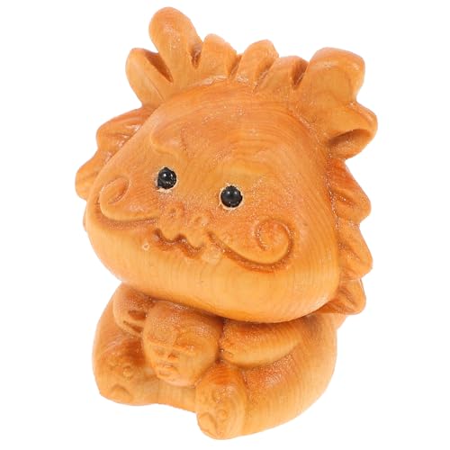 HOMOCONO Dekorative Holzfigur Drache Handgefertigte Miniatur Für Schreibtisch Feng Shui Traditionelles Chinesisches Design Stehend Kunstvolle Holzschnitzerei HOMOCONO Dekorative Holzfigur Drache Handgefertigte Miniatur Für Schreibtisch Feng Shui Traditionelles Chinesisches Design Stehend Kunstvolle Holzschnitzerei von HOMOCONO