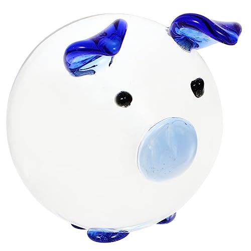 HOMOCONO Einzigartige Kristallglas-Schwein-tierstatuen Dekorative Figuren Für Das Wohnzimmer von HOMOCONO