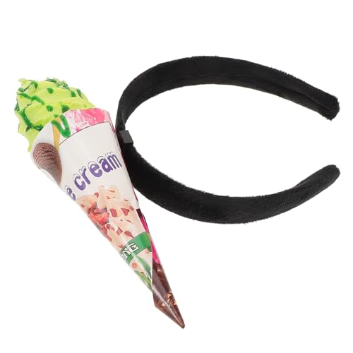 HOMOCONO Eiscreme Stirnband, Lustige Kopfbedeckung, Lustige Stirnbänder Für Party, Cosplay, Haar Accessoires, Party Dekorationen, Party Stirnband, Haarschmuck, Foto Requisiten Für von HOMOCONO