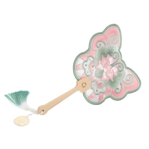 HOMOCONO Eleganter Handfächer aus Holz und Faltbarer Fächer für Hochzeiten Kulturelle Veranstaltungen und Teepartys mit Einzigartigem Lotus HOMOCONO Eleganter Handfächer aus Holz und Faltbarer Fächer für Hochzeiten Kulturelle Veranstaltungen und Teepartys mit Einzigartigem Lotus von HOMOCONO