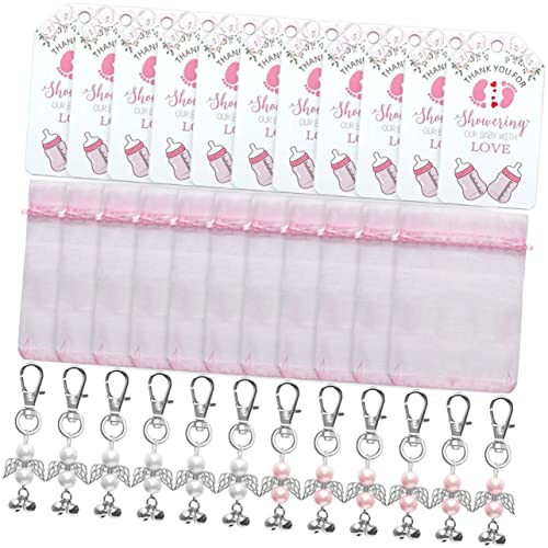 HOMOCONO Schlüsselanhänger-set Mit Engel- Material Babyparty Hängeetiketten Einzigartige Schlüsselanhänger Für Weihnachtsfeiern Zufällige Farbe von HOMOCONO