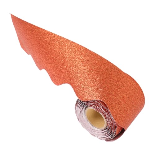 HOMOCONO Glitzernde Bulletin Board Bordüre Rollrand ohne Kleber Langlebiger Funkelnder Randaufkleber für Klassenzimmer Tafel Dekoration Modernes Bauernhaus Wanddekor Einfach zu Kleben von HOMOCONO