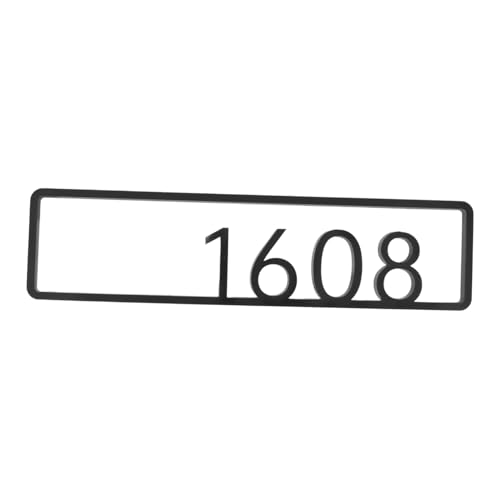 HOMOCONO Hausnummernschild Hausnummernschild Hausadressnummern Hausnummern Für Außen Selbstklebende Hausnummern Adressnummern Für Haustürnummernschild Adressnummernschild von HOMOCONO