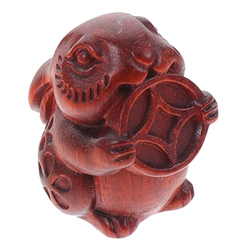 HOMOCONO Holzhasen Anhänger Ostern Deko Hänge Hase Schmuck Mit Stern DIY Schlüsselanhänger Naturfarben 10 Stück von HOMOCONO