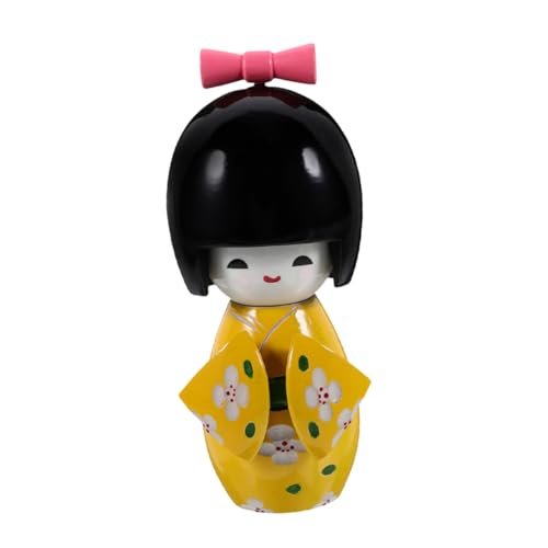 HOMOCONO Japanische Kimono Puppe Holzfigur Traditionelle Japanische Dekoration für Zuhause und Sushi Restaurants Handgefertigt für Sammler und Japanischer HOMOCONO Japanische Kimono Puppe Holzfigur Traditionelle Japanische Dekoration für Zuhause und Sushi Restaurants Handgefertigt für Sammler und Japanischer von HOMOCONO