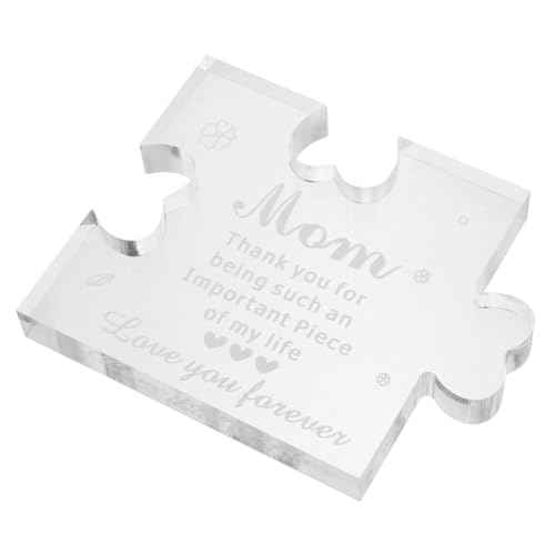 HOMOCONO Kristallornamente Zum Muttertag Keramik-tischschild Acryl-Dekoration Für Home Office Partydeko Für Mama von HOMOCONO