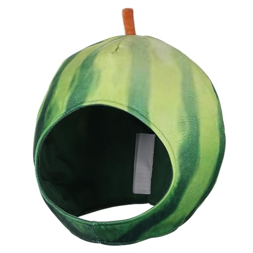 HOMOCONO Lustiger Wassermelonen hut Party kopfschmuck Cosplay Karneval Kostüm Erwachsene Novelty Headdress Fruchtmütze für Fasching Festival HOMOCONO Lustiger Wassermelonen hut Party kopfschmuck Cosplay Karneval Kostüm Erwachsene Novelty Headdress Fruchtmütze für Fasching Festival von HOMOCONO