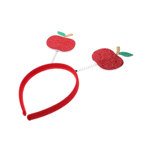 HOMOCONO Mädchen Stirnband Obst Haarband Jungen und Mädchen Party Kopfbedeckung Apfelform Stirnband HOMOCONO Mädchen Stirnband Obst Haarband Jungen und Mädchen Party Kopfbedeckung Apfelform Stirnband von HOMOCONO
