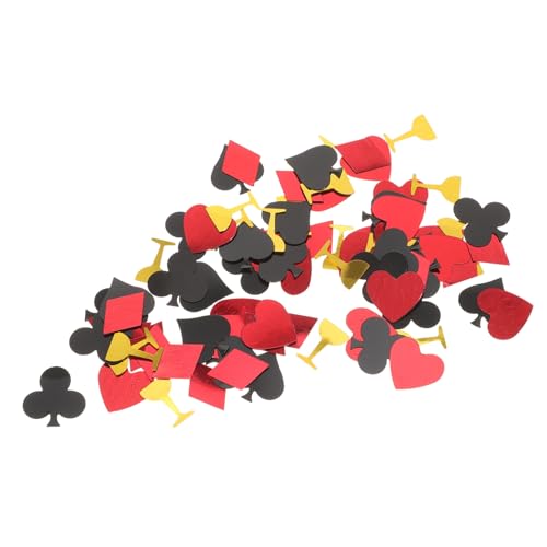 HOMOCONO 1 Pack Poker Thema Konfetti Poker Tisch Streuen Party Dekorative Papier Spaß Zufällig Stil von HOMOCONO
