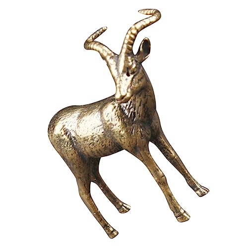 HOMOCONO Retro Gealtertes Messing Antelope Desktop Dekoration Ornamente Wohnzimmer Messing Antelope Dekoration Gold Wohnkultur Tischdekorationen Für Wohnzimmer Golddekoration HOMOCONO Retro Gealtertes Messing Antelope Desktop Dekoration Ornamente Wohnzimmer Messing Antelope Dekoration Gold Wohnkultur Tischdekorationen Für Wohnzimmer Golddekoration von HOMOCONO