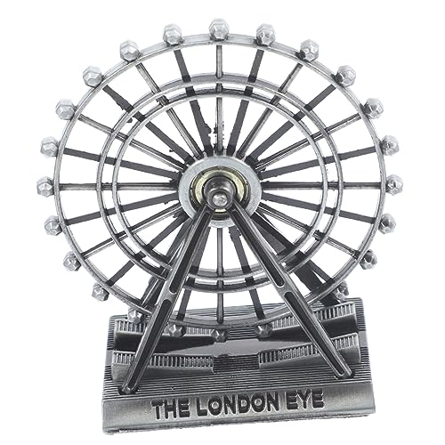 HOMOCONO Riesenrad-Ornament Bücherregal- Goldenes Riesenrad Heimdekoration Für Wohnzimmer von HOMOCONO