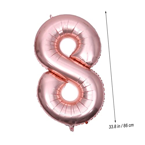 HOMOCONO Rosé Nummer 80 Ballon Deko Für Geburtstag Und Jubiläumsfeiern Jumbo Folienballons Als Fotorequisiten Für Partys Und Festlichkeiten HOMOCONO Rosé Nummer 80 Ballon Deko Für Geburtstag Und Jubiläumsfeiern Jumbo Folienballons Als Fotorequisiten Für Partys Und Festlichkeiten von HOMOCONO