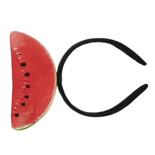 HOMOCONO Wassermelonen Stirnband, Sommer Haar Accessoires Für Frauen, Cosplay Stirnband, Wassermelonen Kopfschmuck, Party Stirnbänder, Foto Requisiten Für Fotoautomaten, Kostüm von HOMOCONO