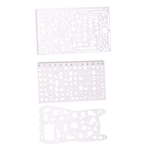 1 Satz Multifunktionale Schablonen Teiliges Für Diy Zeichnungen Gestaltung Von Notizbüchern Und Tagebüchern Für Scrapbooking Kunstprojekte Und Geschenkkarten 3 Stück 1 Satz Multifunktionale Schablonen Teiliges Für Diy Zeichnungen Gestaltung Von Notizbüchern Und Tagebüchern Für Scrapbooking Kunstprojekte Und Geschenkkarten 3 Stück von HOMSFOU
