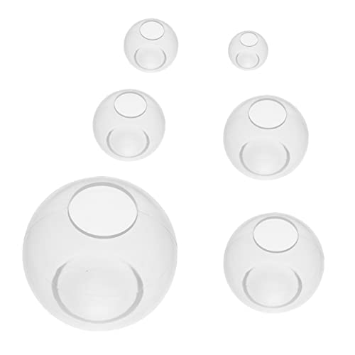 1 Satz Teiliges Silikonformen Für Kristallkugeln Hochtransparente Diy Silikon Gießformen Für Dekoration Und Bastelarbeiten Für Ornamente Und Designs 6 Stück von HOMSFOU