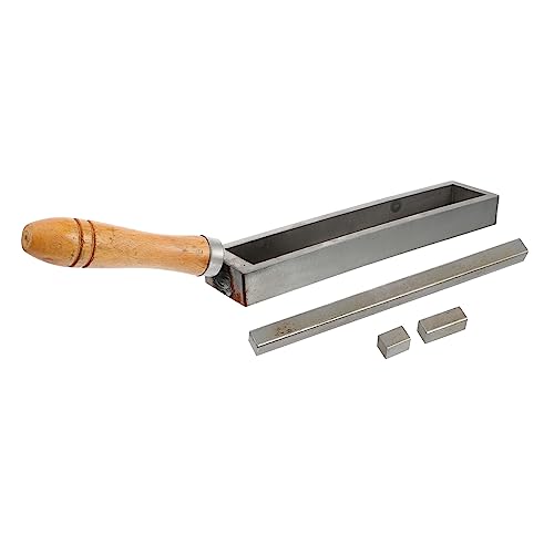 1 Stück Goldschmelzform mit Holzgriff Metallschmelzform für Gold und Silber zum Gießen von Barren Robust und Tragbar Stahlstangen 1 Stück Goldschmelzform mit Holzgriff Metallschmelzform für Gold und Silber zum Gießen von Barren Robust und Tragbar Stahlstangen von HOMSFOU