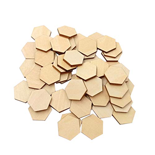 HOMSFOU 100st Holz Blanko Scheiben Metallsterne Zum Basteln Sechseckige Formen Scheibenplatten Kleine Holzstücke Holzspachtelmasse Buche Haushalt Hölzern HOMSFOU 100st Holz Blanko Scheiben Metallsterne Zum Basteln Sechseckige Formen Scheibenplatten Kleine Holzstücke Holzspachtelmasse Buche Haushalt Hölzern von HOMSFOU