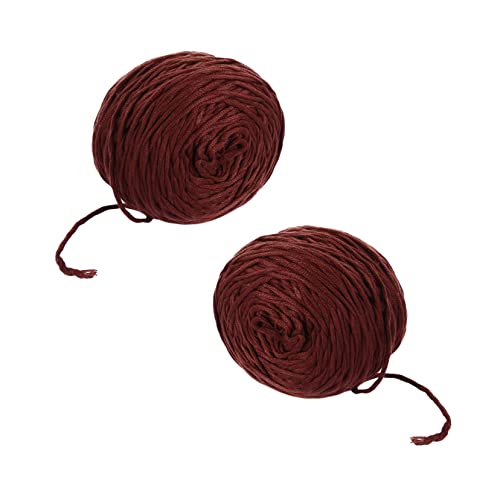 2 Stück Fädiges Baumwollgarn Soliden Farben Strickgarn für Schals und Mützen für Kleidung Weich und Hautfreundlich Kalte Tage 2 Stück Fädiges Baumwollgarn Soliden Farben Strickgarn für Schals und Mützen für Kleidung Weich und Hautfreundlich Kalte Tage von HOMSFOU