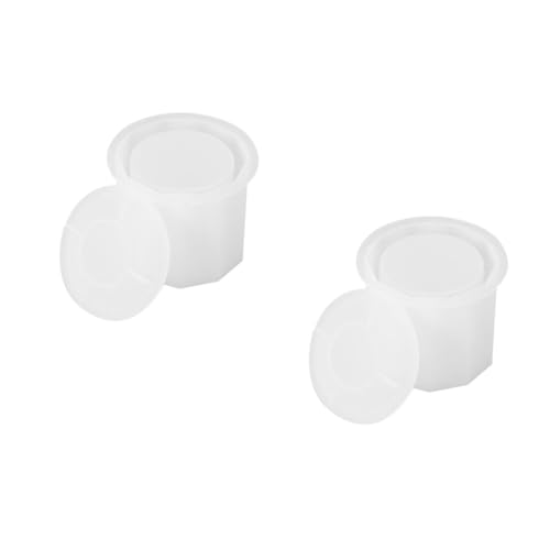 2 Stück Silikon Zylindrische Form für Diy Resin Box Flexible Wiederverwendbare Gießform für Schmuckaufbewahrung und Dekoration Einfach zu Reinigen Langlebig und von HOMSFOU