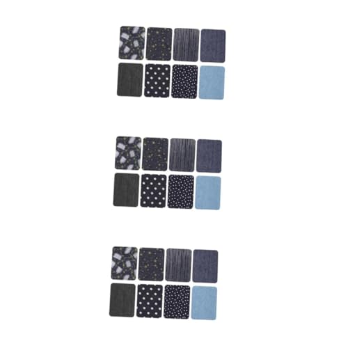 3 Sätze Teiliges Gestickte Patches Zum Aufnähen Für Kleidung Und Diy Projekte Vielseitige Applikationen Für Jeans Kissen Und Mehr 8 Stücke * 3 von HOMSFOU