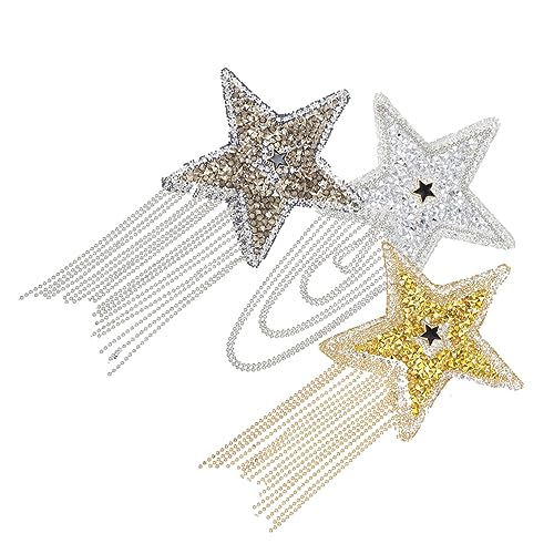 5 Sätze Teiliges Wasserfester Patches Mit Funkelnden Strasssteinen Applikationen Für Diy Mode Hüte Jacken Und Accessoires 3 Stücke * 5 von HOMSFOU