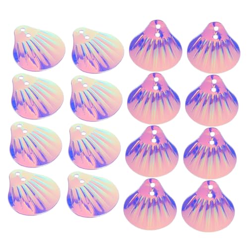 HOMSFOU 1 Beutel Muschelform Pailletten 18 Mm Für DIY -nähdekorationen Ohrringe Und Kleidungszubehör Pecing -verzierungen, Glitter -paillettenperlen Pailletten -ornamente von HOMSFOU