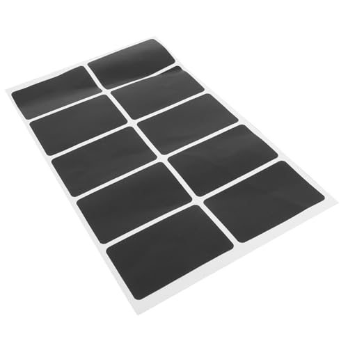 HOMSFOU 1 Blatt Rechteckige Kreidetafel Aufkleber Wiederverwendbare Selbstklebende Etiketten für Flaschen Einmachgläser und Kreative Dekorationen Ablösbar und Einfach zu HOMSFOU 1 Blatt Rechteckige Kreidetafel Aufkleber Wiederverwendbare Selbstklebende Etiketten für Flaschen Einmachgläser und Kreative Dekorationen Ablösbar und Einfach zu von HOMSFOU