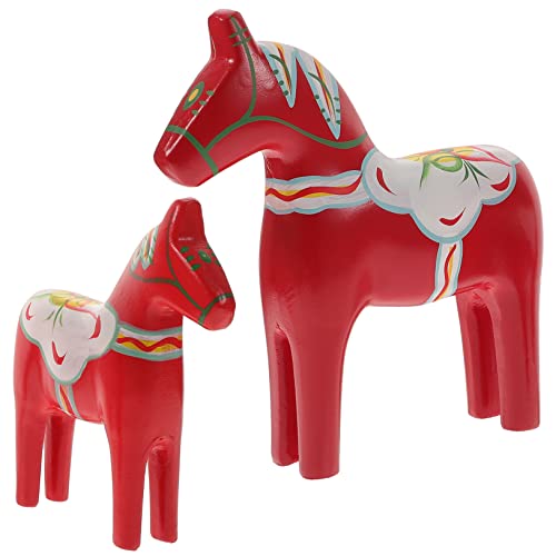 HOMSFOU 1 Paar Pferdeverzierung Aus Holz Schwedisches Decoraciones para De Casa Skandinavisches Pferdestatue Aus Holz Pferdemodell Miniaturpferd Puppe Hölzern Schreibtisch HOMSFOU 1 Paar Pferdeverzierung Aus Holz Schwedisches Decoraciones para De Casa Skandinavisches Pferdestatue Aus Holz Pferdemodell Miniaturpferd Puppe Hölzern Schreibtisch von HOMSFOU