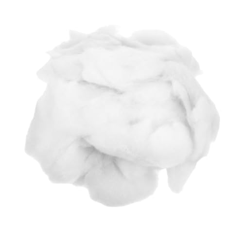 HOMSFOU 1 Packung Füllwatte Poly-Füllung Sofafüllung für Kissen weiches Kissenfüllmaterial Couchfüllung Füllung aus Polyesterfasern Baumwolle aus Polyester (PP). Weiß von HOMSFOU
