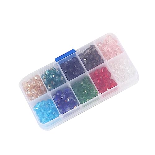 HOMSFOU 1 Packung Glasperlen für Schmuckherstellung Bastelprojekte und Diy Anwendungen und Hobbyisten mit Stabiler Aufbewahrungsbox von HOMSFOU