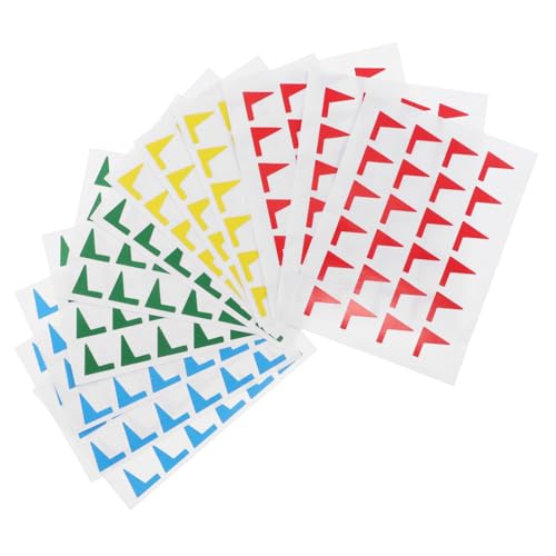 HOMSFOU 1 Packung Kleines Flaggen Sticker für Geografische Markierungen Bunte Haftnotizen für Lernen und Dokumentieren von Reisen Vielseitig Einsetzbar Notizbüchern Karten und Kalendern von HOMSFOU