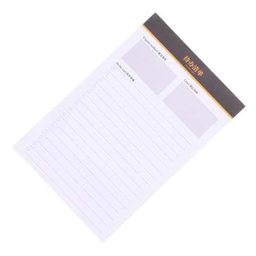 HOMSFOU 1 Planen Sie Notizblöcke Planer täglich Liste Notizbuch Planungsunterlage Seitenmarkierungen für Schüler glatte Schreibplanblöcke legaler Block Memo -Pad Papier von HOMSFOU