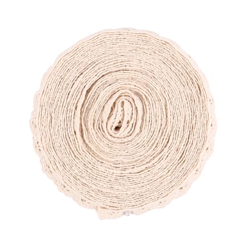 HOMSFOU 1 Rolle 10 Baumwollspitze Basteln Schleife Weiß Herstellung für tischdecke makramee unikal blumenmuster hochzeitsdeko Spitzenband Sofakissen Spitze Bastelspitze Baumwollfaden HOMSFOU 1 Rolle 10 Baumwollspitze Basteln Schleife Weiß Herstellung für tischdecke makramee unikal blumenmuster hochzeitsdeko Spitzenband Sofakissen Spitze Bastelspitze Baumwollfaden von HOMSFOU