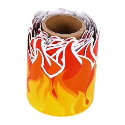 HOMSFOU 1 Rolle Aufkleber Mit Flammenrand Bulletinboarder Pinnwandränder Schwarz Pinnwand Dekorationen Rahmen Für Pinnwand Aufkleber Aus Beschichtetem Papier HOMSFOU 1 Rolle Aufkleber Mit Flammenrand Bulletinboarder Pinnwandränder Schwarz Pinnwand Dekorationen Rahmen Für Pinnwand Aufkleber Aus Beschichtetem Papier von HOMSFOU