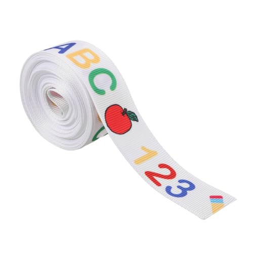 HOMSFOU 1 Rolle Back To School Geschenkband Dekorationsband für DIY Bastelprojekte Breit zum Verpacken von Geschenken für Partydekorationen HOMSFOU 1 Rolle Back To School Geschenkband Dekorationsband für DIY Bastelprojekte Breit zum Verpacken von Geschenken für Partydekorationen von HOMSFOU