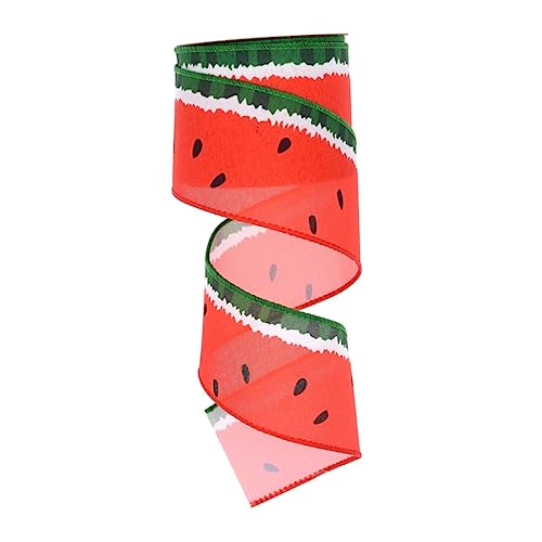 HOMSFOU 1 Rolle Bande dekorative Materialien Buntes Band Wassermelonen- Wassermelonenband zum Verpacken geschenkband Band zum Basteln DIY-Bänder Anti-Betäubung HOMSFOU 1 Rolle Bande dekorative Materialien Buntes Band Wassermelonen- Wassermelonenband zum Verpacken geschenkband Band zum Basteln DIY-Bänder Anti-Betäubung von HOMSFOU